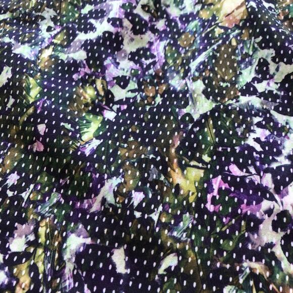 LULULEMON Dancing Warrior Floral Tank Top 6 Yoga Purple Green Workout Strappy - Picture 6 of 6